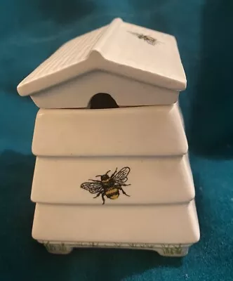 Buy Angela Swain Beehive Honey Pot Jar White Ceramic With Bee Design • 4.50£