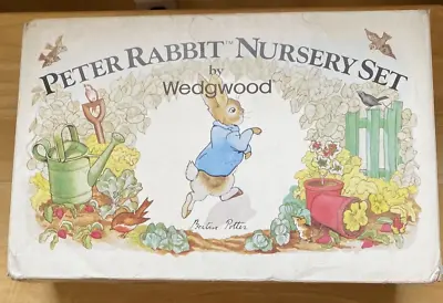 Buy Beatrix Potter Peter Rabbit Nursery Set By Wedgwood--mug, Plate, And Bowl • 37.33£