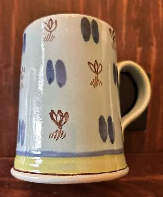 Buy Vintage Buchan Portobello Pottery Tankard Mug  Scotland Flower Blue • 13.97£