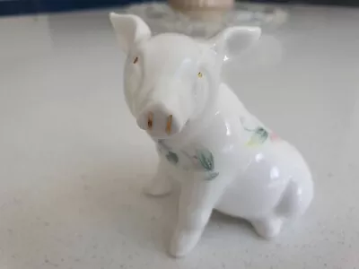 Buy Aynsley - Cottage Garden - Pig - Bone China - Animal Figurine • 4.99£
