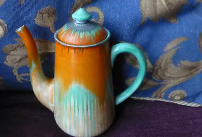 Buy Shelley 1930's Harmony Drip Ware Art Deco Lidded Coffee Pot Very Good Condition • 80£