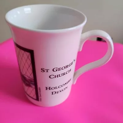 Buy St Georges Church, Holcombe, Devon Mug • 3£