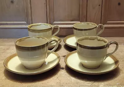 Buy 4 Vintage TG Green Granville Cups And Saucers • 12.50£