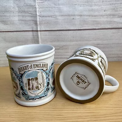 Buy 2 X Denby Pottery Heart Of England & West Country Landmarks History Tea Mug • 9.99£