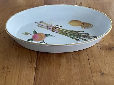Buy Royal Worcester Evesham Gold Oval Serving Dish - Oven To Table Ware • 9.99£
