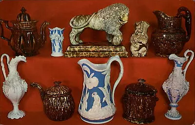 Buy Pottery Porcelain Museum Collection Bennington Vermont ~ 1970s Postcard • 2.10£