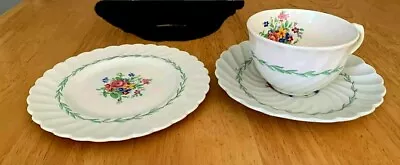 Buy Clarice Cliff 1930's Royal Staffordshire Cup, Saucer & Plate Set • 10£