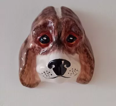 Buy Vintage Retro Babbacombe Pottery Bassett Hound String & Scissor Holder Kitsch • 10£