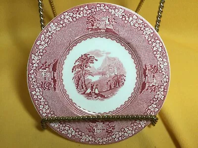 Buy Royal Staffordshire/England~Red Transferware~”Jenny Lind” - B & B Plate • 5.59£