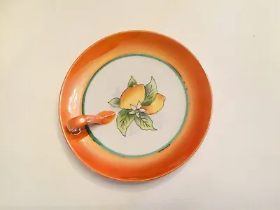 Buy Vintage Noritake Art Deco Luster Handled Lemon Dish Plate Trinket Dish • 9.34£