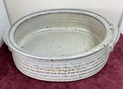 Buy Studio Art Pottery Hand Thrown Bowl By Margaret Frith UK “mf 4 85” (11 X10 X3 ) • 140.04£