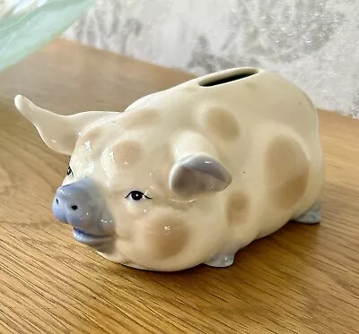 Buy Adorable Vintage Szeiler Ceramic Pig Money Box Piggy Bank • 10£