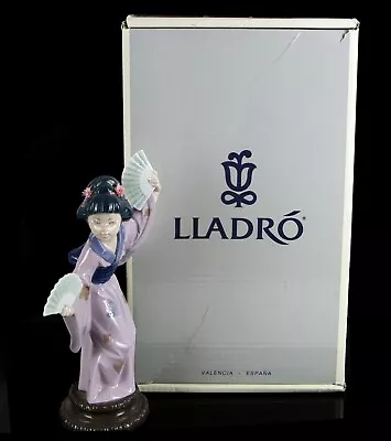 Buy Lladro 'madame Butterfly' Geisha Girl Large Figure Model 4991, Boxed • 80£