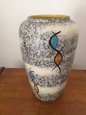 Buy West German Bodo Mans Abstract Bay Keramik Vase MCM 638 30 Beautiful Retro Vase • 100£