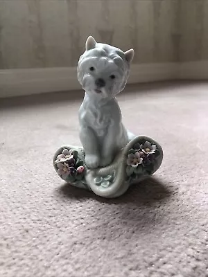 Buy Vintage Lladro Figurine Playful Character White Westie Puppy Dog  #8207 Exc Cond • 46.50£