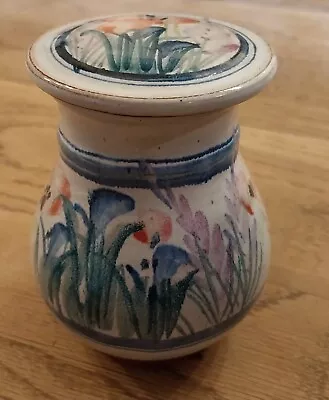 Buy Honor Hussey Surie Butley Pottery Studio Lidded Jar Vase Framlingham Suffolk • 15£