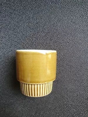 Buy Rare Vintage 1970s Poole Olive Green Ribbed Egg Cup Maybe Parkstone Pattern • 2.99£