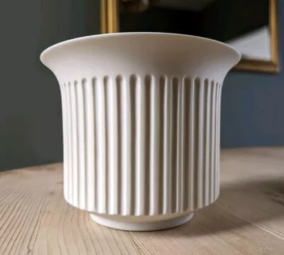 Buy Vintage Hornsea England Pottery Grey Classic Doric Planter Cache Pot 70s Luckham • 18£