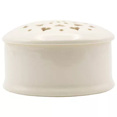 Buy Royal Creamware Trinket Box Pierced Collectable Piece OC75 Size Medium 9cm • 11.10£