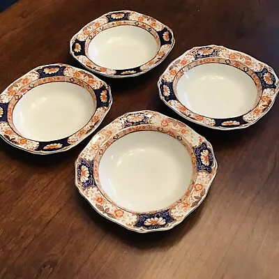 Buy 4 Alfred  Meakin Vegetable Serving Bowls Square-royal Cameron Pattern 6 1/2” • 27.96£