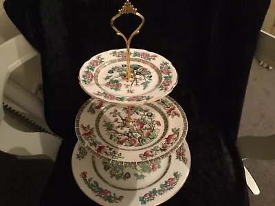 Buy 3 Tiered China Cake Stand In Popular Indian Tree Pattern • 11£