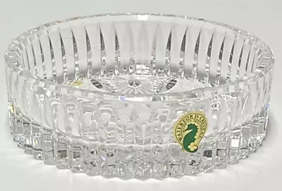 Buy Vintage Waterford Ireland Crystal  Best Wishes  Pattern Wine Bottle Coaster Dish • 18.64£