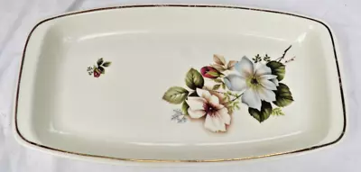 Buy Romanian Porcelain, Vintage Floral Cake, Sandwich,  Serving Plates, Good  Used • 12.98£