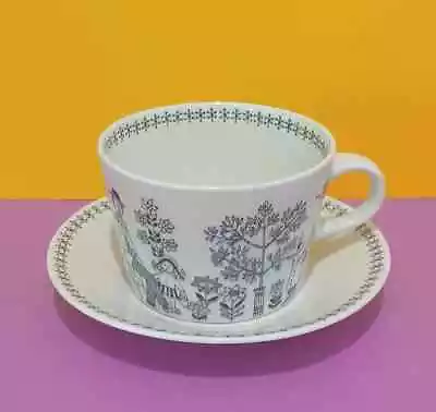 Buy Arabia Finland, Emilia, Small Cup And Saucer, Raija Uosikkinen • 91.78£