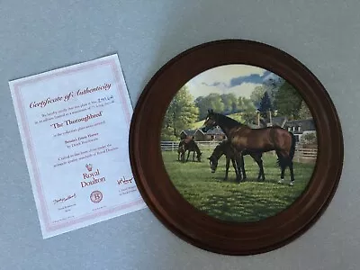 Buy Royal Doulton Limited Edition Plate - Britain's Finest Horses 'The Thoroughbred' • 10£