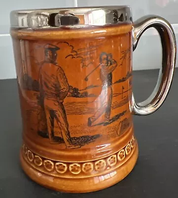 Buy Vintage Lord Nelson Pottery Beer Stein Tankard  Golf Interest Collectible • 6£