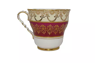 Buy Royal Stafford Bone China Made In England Tea Cup Red With Gold Design • 16.77£