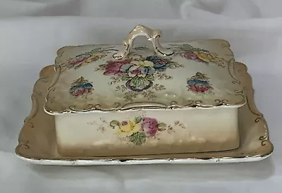 Buy Rare Antique Crown Devon S F Co Pattern Art Nouveau Blush Ivory Sardine Dish • 60.85£