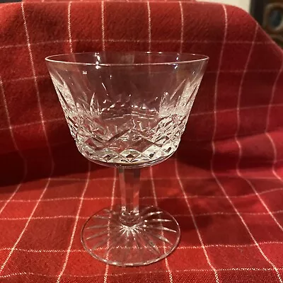 Buy Waterford Lismore Pattern Crystal Ireland  Sherbet Dessert Glass Signed 4 1/8 In • 23.30£