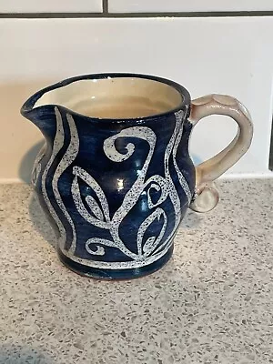 Buy Small Blue & White Wax Resist Studio Pottery William Lloyd, Salisbury Jug • 19.99£