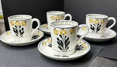 Buy George Jones Crescent Edwardian Floral Design Coffee Can/Cups And Saucers Ref#9a • 29.99£