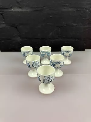 Buy 6 X Furnivals Old Chelsea Footed Egg Cups 6.8 Cm High Set • 29.99£