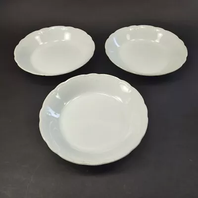 Buy Royal Ironstone China Alfred Meakin England 7.5” Soup Bowl Scalloped Edge Set  3 • 33.55£