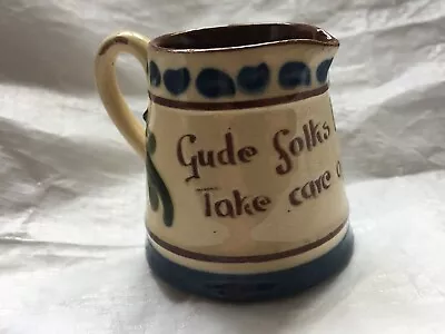 Buy Longpark Torquay Small Jug  Gude Folks Be Scarce Take Care Ou Me  (5cm X 5.5cm) • 11.99£