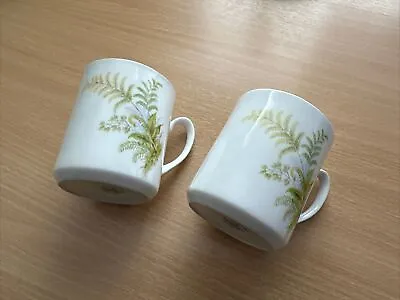 Buy Jason Works Nanrich Pottery; 2 X Small Mugs – Fern Pattern - Fine Bone China • 19.99£