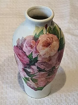 Buy Charming Vintage Bud Vase Shabby Chic Victorian Style Decopage Ornament 13 Cm • 12.99£