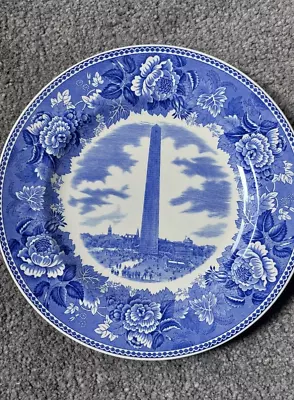 Buy Wedgewood Collectable Plate Of Bunker Hill Monument By Shreve From Boston • 8£