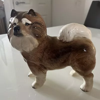 Buy Collectible Vintage Large Coopercraft Melba Ware Chow Chow Dog Figurine • 14.99£