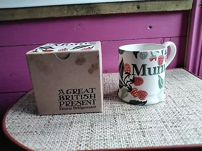 Buy Emma Bridgewater Raspberries Mum 1/2 Pint Mug Brand New In Box  • 6.50£