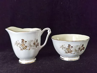 Buy Tea For One - Ridgway Potteries Ltd Royal Adderley Milk Jug & Sugar Bowl  Roses  • 3£