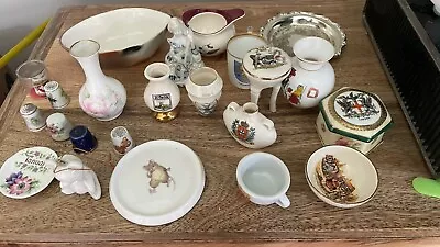 Buy Vintage Bundle Job Lot Old Created Souvenir Bone China Miniature Small  • 19£