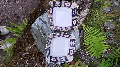 Buy Royal Stafford China 2 Square Dishes (10.5cm Square), Cobalt Blue & Gold • 15£