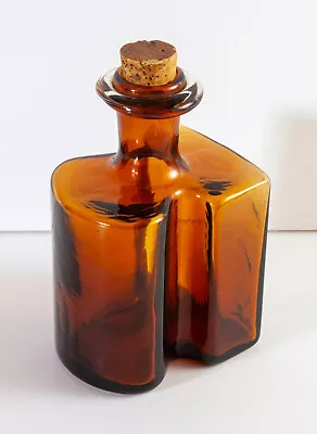 Buy Vintage Holmegaard Glass Denmark, Hivert Dram Bottle, Hjördis Olsson, W Cork 70s • 20£