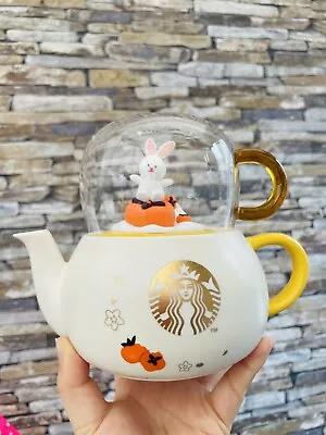Buy Starbucks 2023 China Lunar Year Rabbit Ceramic Teapot Cup Bunny Panited Set • 54.99£