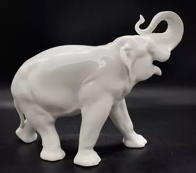 Buy Porcelain Statue Elephant 1955 Ussr Vintage Rare Creative Unique Exquisite 603 G • 217.45£
