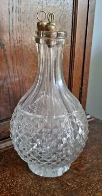 Buy Antique Cut Glass Liqueur Decanter Four Chambers With Cork Stoppers, Damaged • 20£